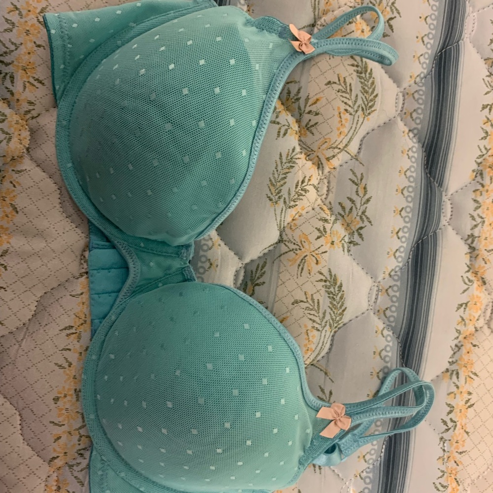 36 D size Victoria's Secret Aqua Lingerie